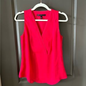 White House Black Market size 0 pinkish/red top